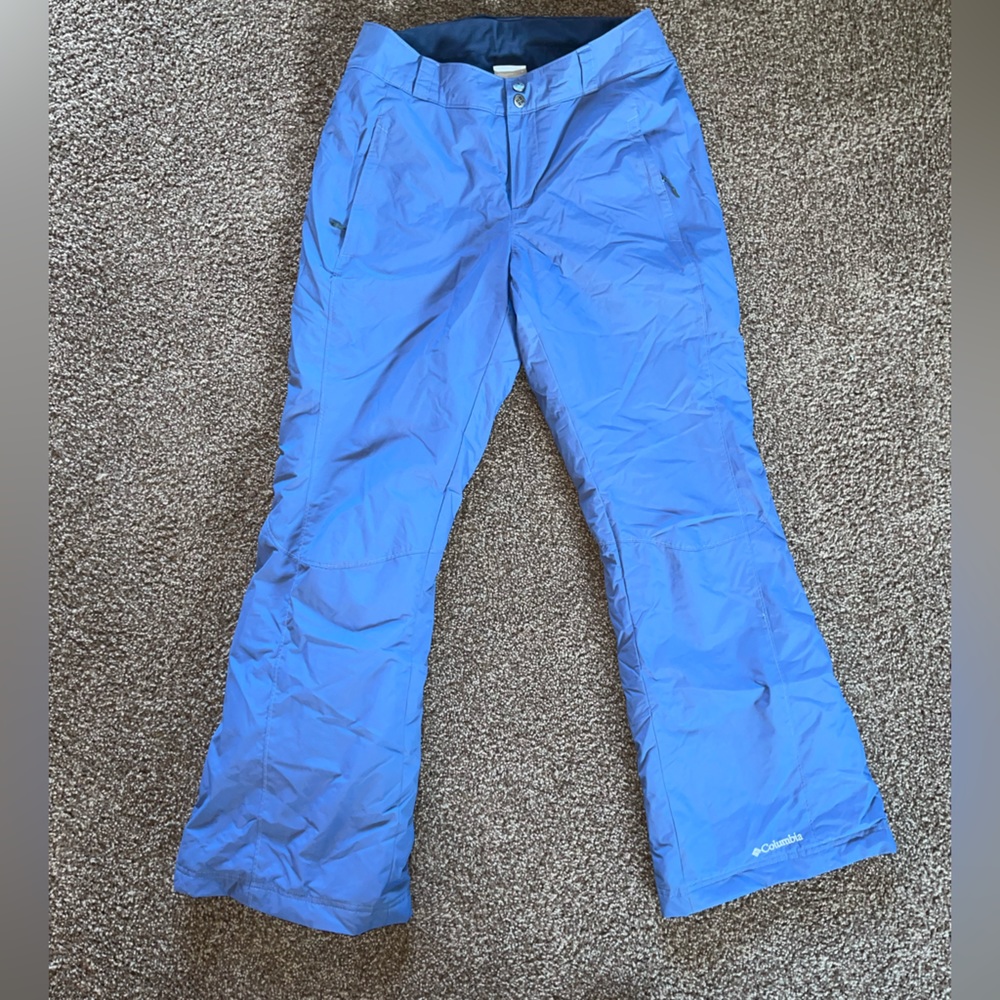 WORN ONCE - blue Columbia snow-pants (M/L)